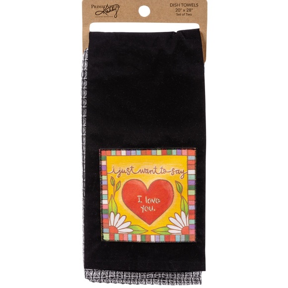 Love Makes A House A Home Kitchen Towel Set - Picture 1 of 3